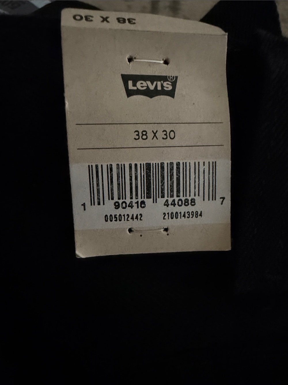 Levi's Black Denim Jeans-Men’s 38/30